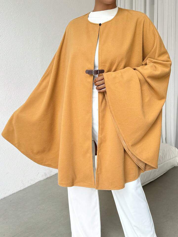 Poncho marrón claro