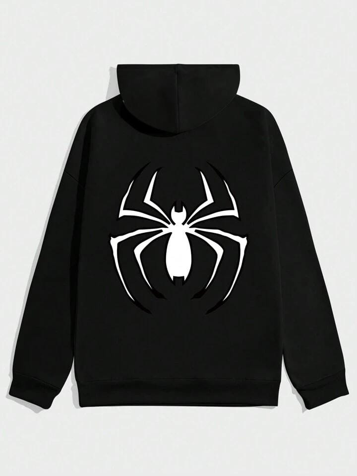 Canguro negro araña en espalda