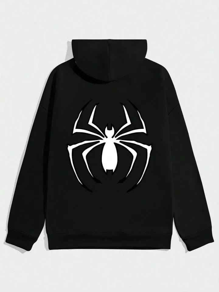 Canguro negro araña en espalda