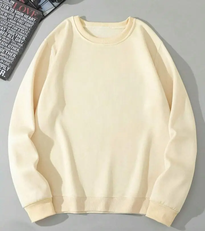 Buzo beige sin felpa