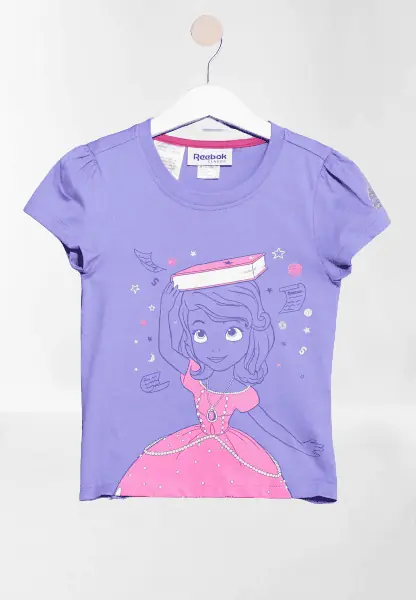 Remera Princesita Sofia Morada Reebok AB5421