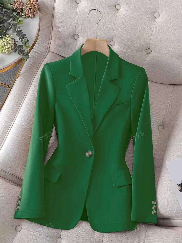 Blazer verde fino