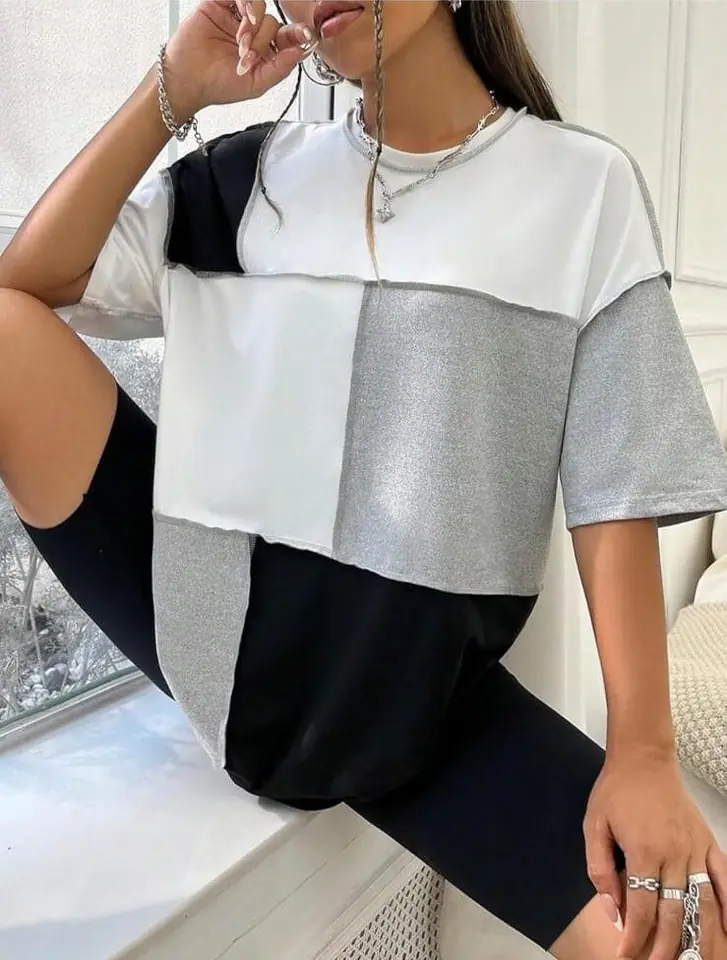 Remeron costuras fuera negro gris