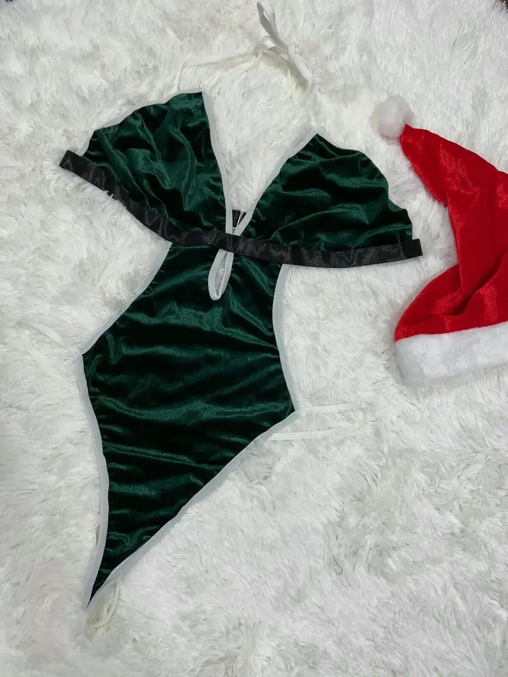 Conjunto lenceria navidad Plus Size