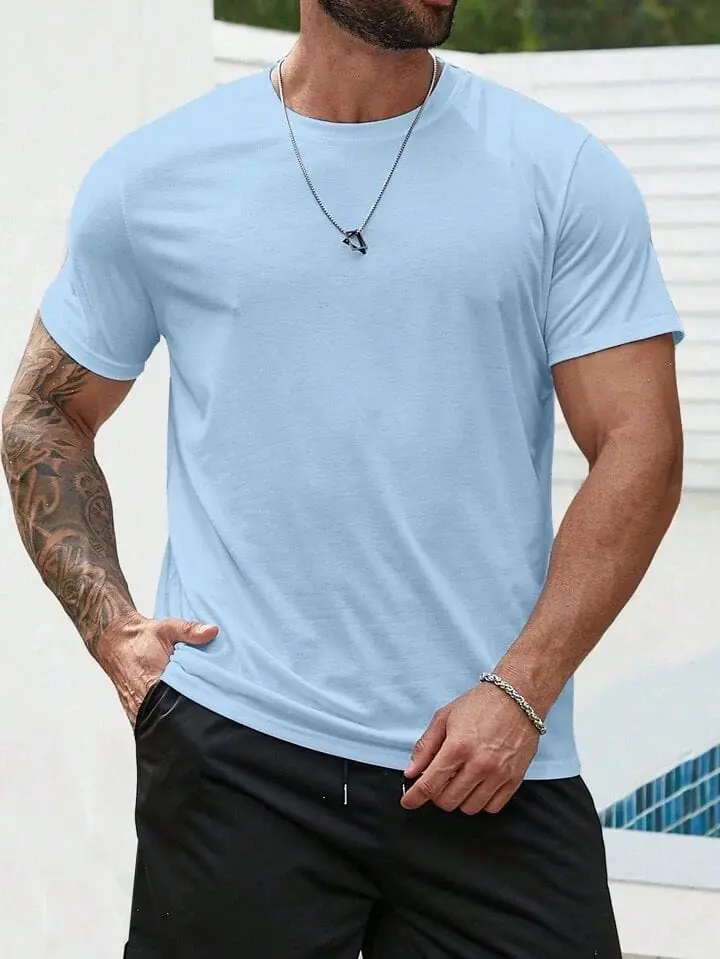 Remera celeste