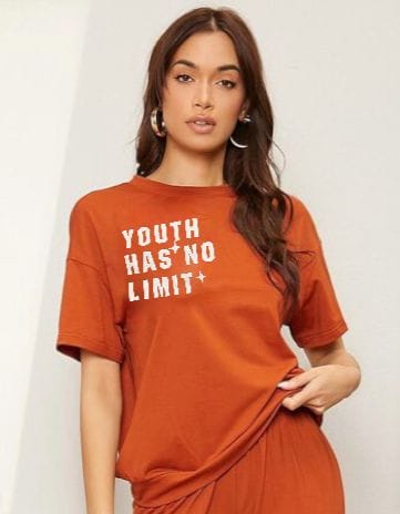Remera terracota youth has no limit