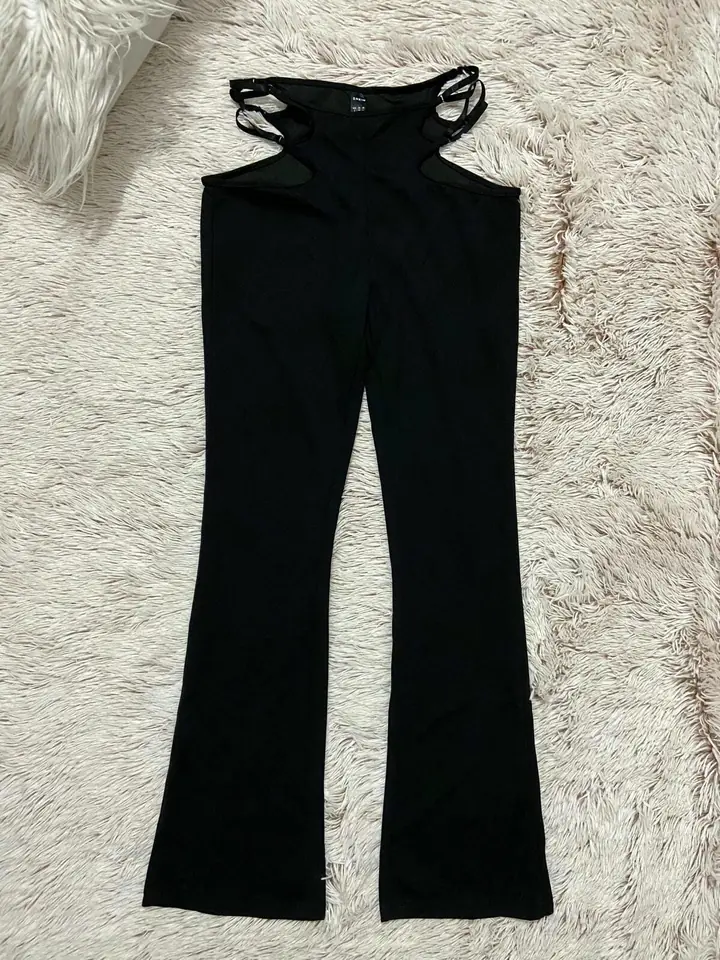 Pantalón tiras a la cintura SHEIN