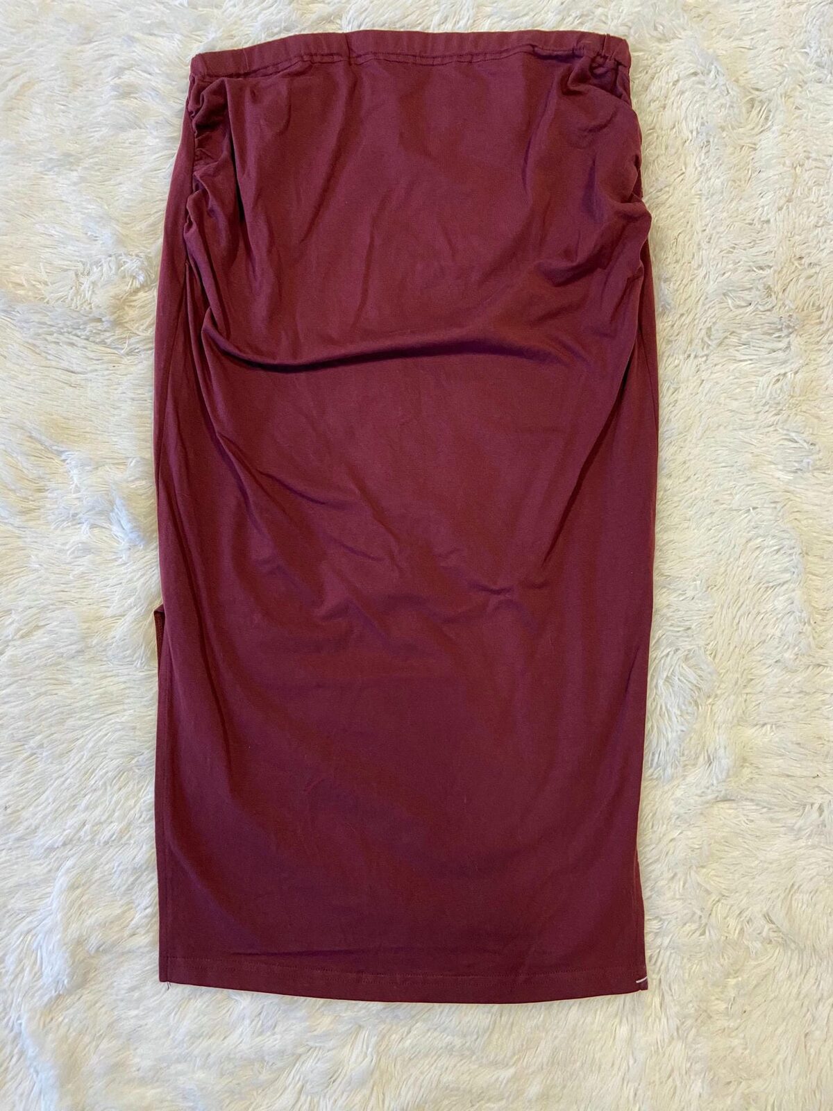 Falda bordo premama