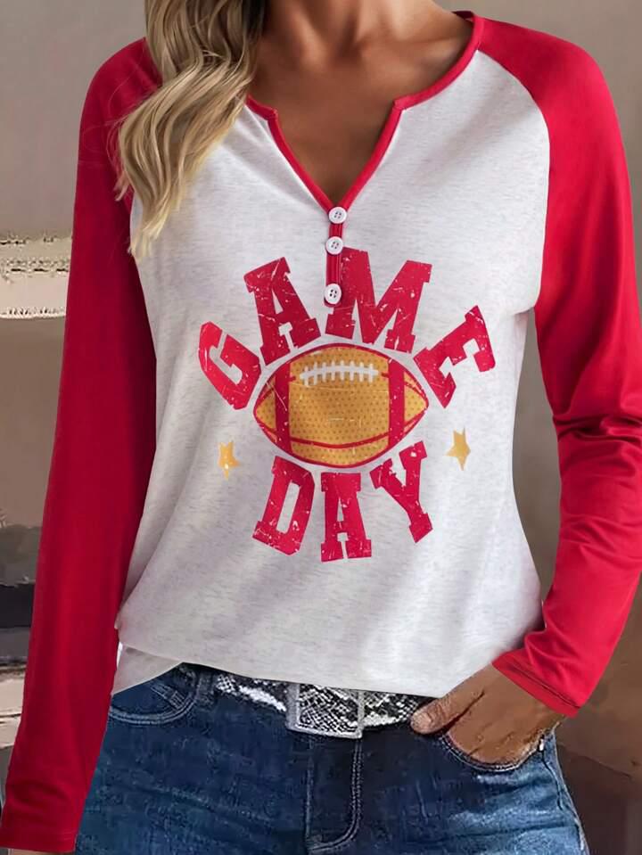 Remera roja game day