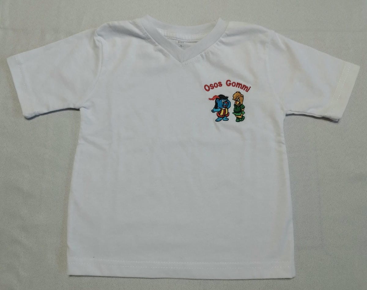 Remera de algodón manga corta/larga
