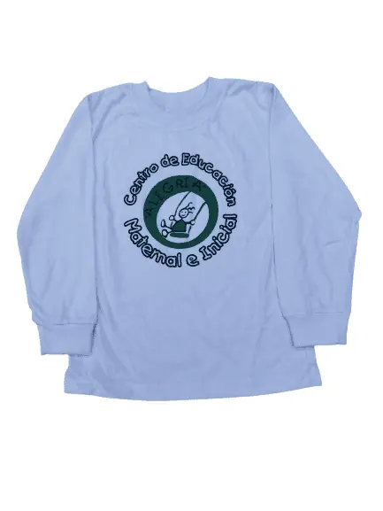 Remera de algodón manga larga