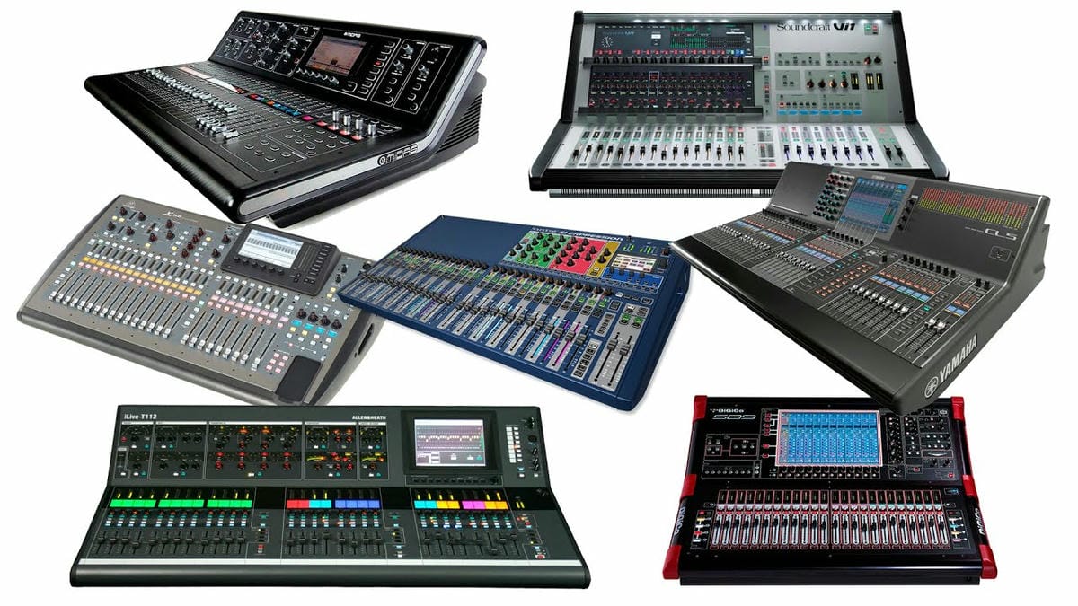 CONSOLAS MIXERS DIGITALES