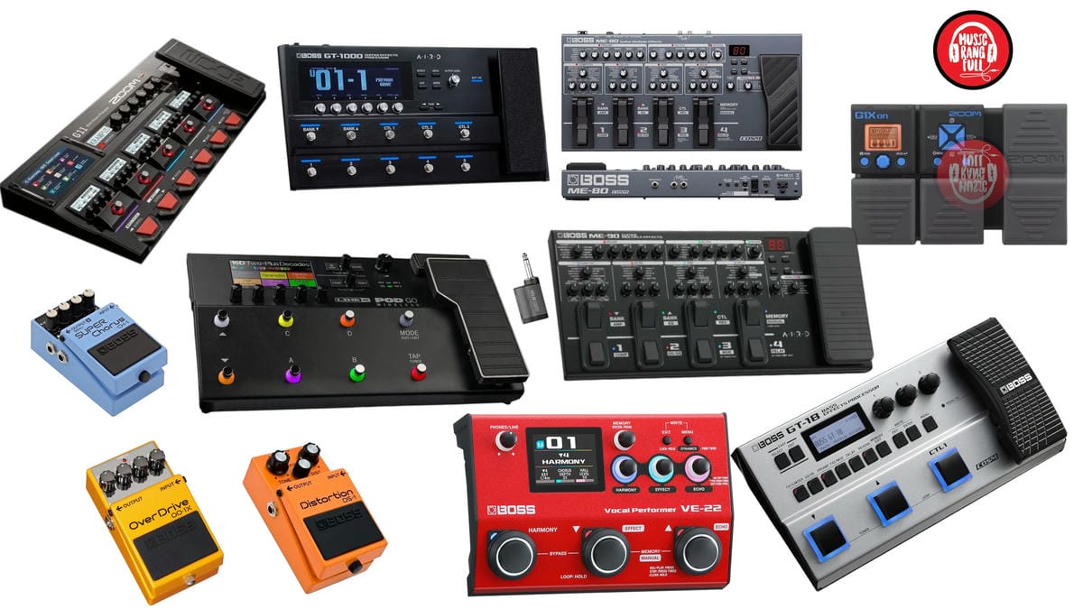 PEDALERAS EFFECTS GUITARRA BAJO VOZ