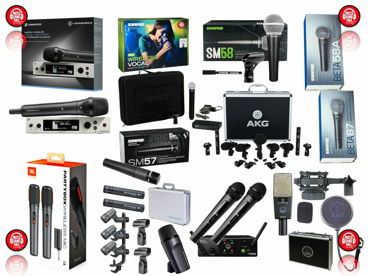 MICROFONOS SET KIT INALAMBRICO DE MANO STUDIO