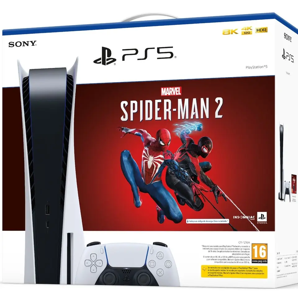 Playstation 5 Slim  Marvels Spider-man 2