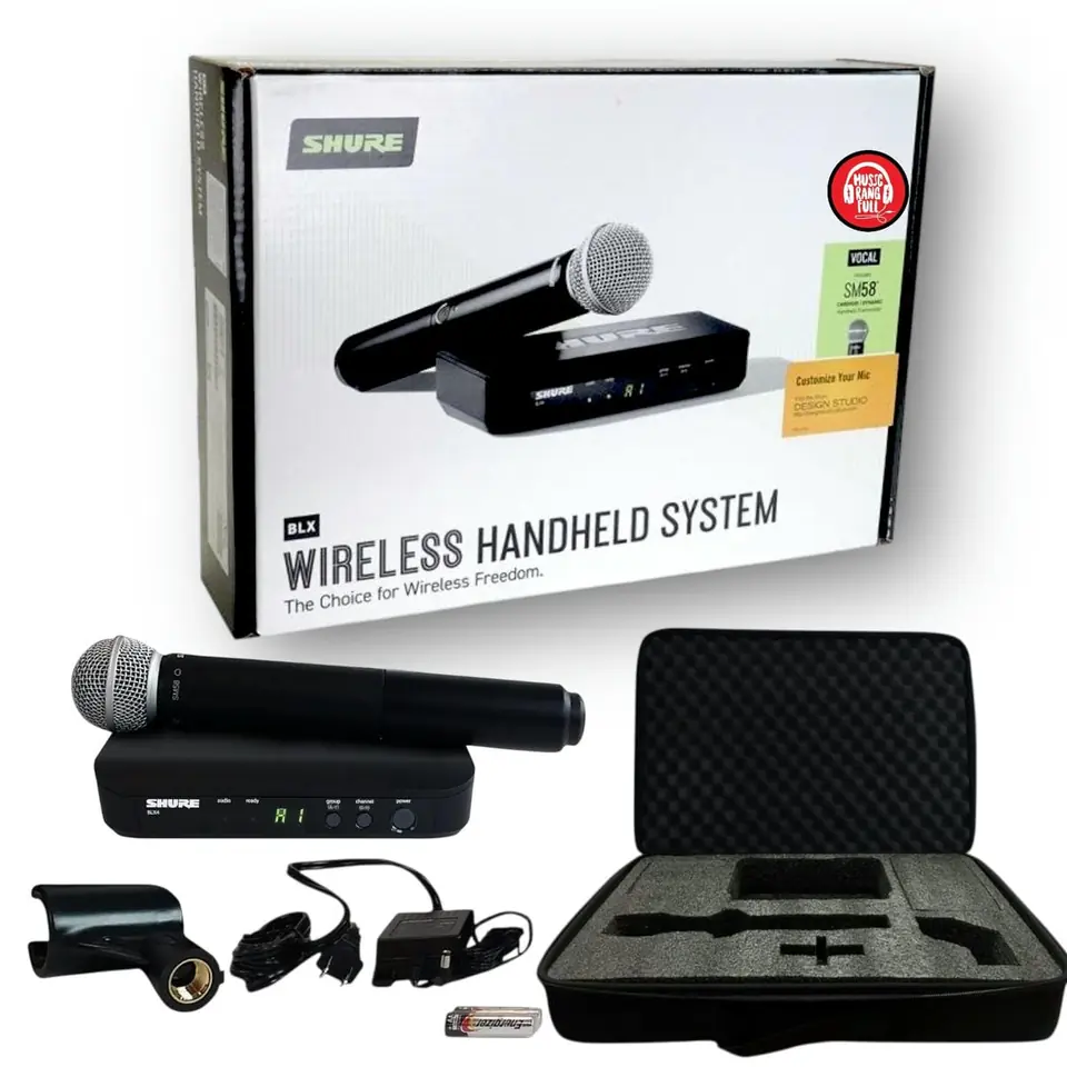 SHURE BLX24/SM58 Sistema Inalámbrico de Mano