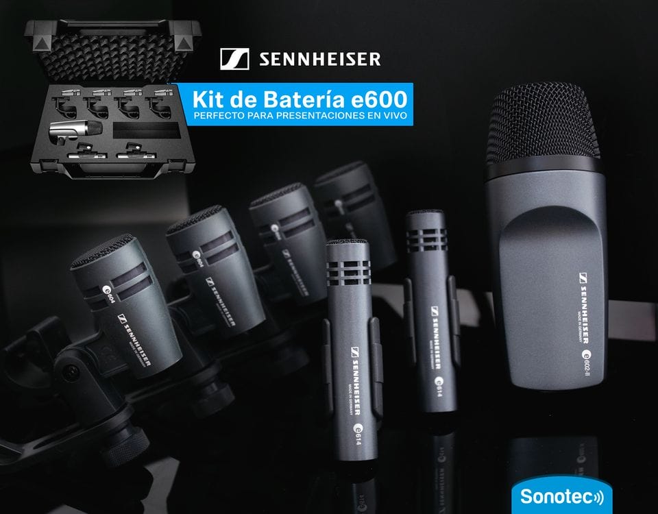 Sennheiser Drum Set E600 Kit De 7 Micrófonos