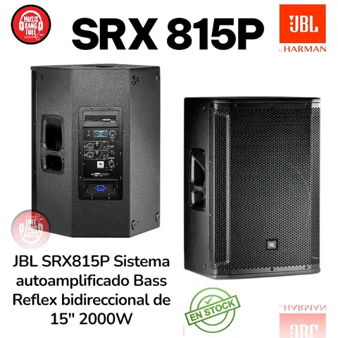 JBL SRX 815P Bass réflex 15”