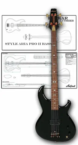 Style Aria Pro II Cliff Burton Signature Bass