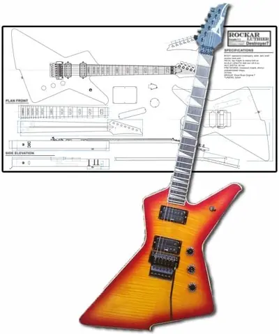 Style Ibanez destroyer DTT700 (7 Strings)