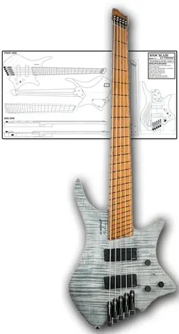 Style Strandberg boden bass 5 strings