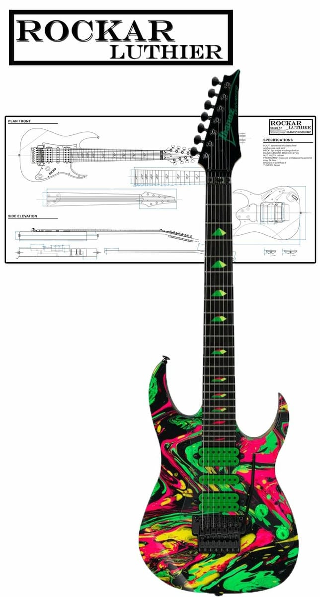 Style Ibanez RG8UVMC (8 strings)