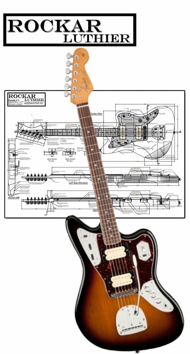 Style Fender Jazzmaster 65'