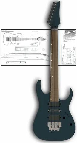 Style Ibanez RG1077XL Baritono