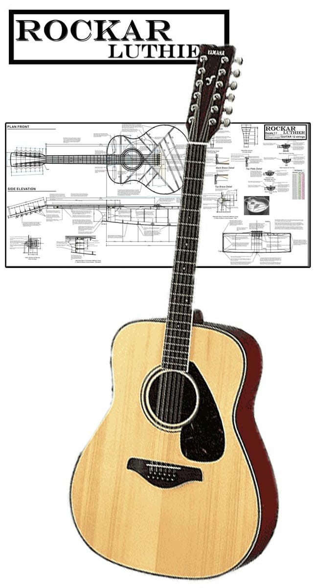 Guitarra 12 cuerdas luthier