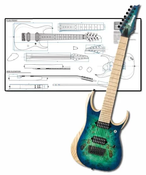 Style Ibanez RGD 8 Baritono (8 cuerdas)