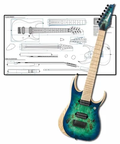 Style Ibanez RGD 8 Baritono (8 cuerdas)