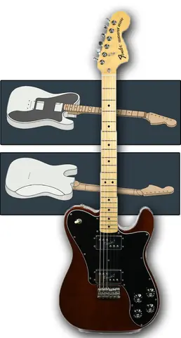 Style Telecaster deluxe 72' (STL)