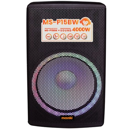 Parlante potenciado Moonki Sound ms-p15bw