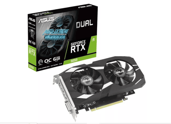Vga asus nvidia rtx 3050 dual 6gb gddr6