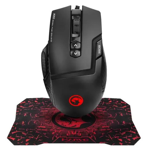 Mouse + pad marvo scorpions M355+G1P