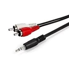 Cable plug 3.5 a 2 rca