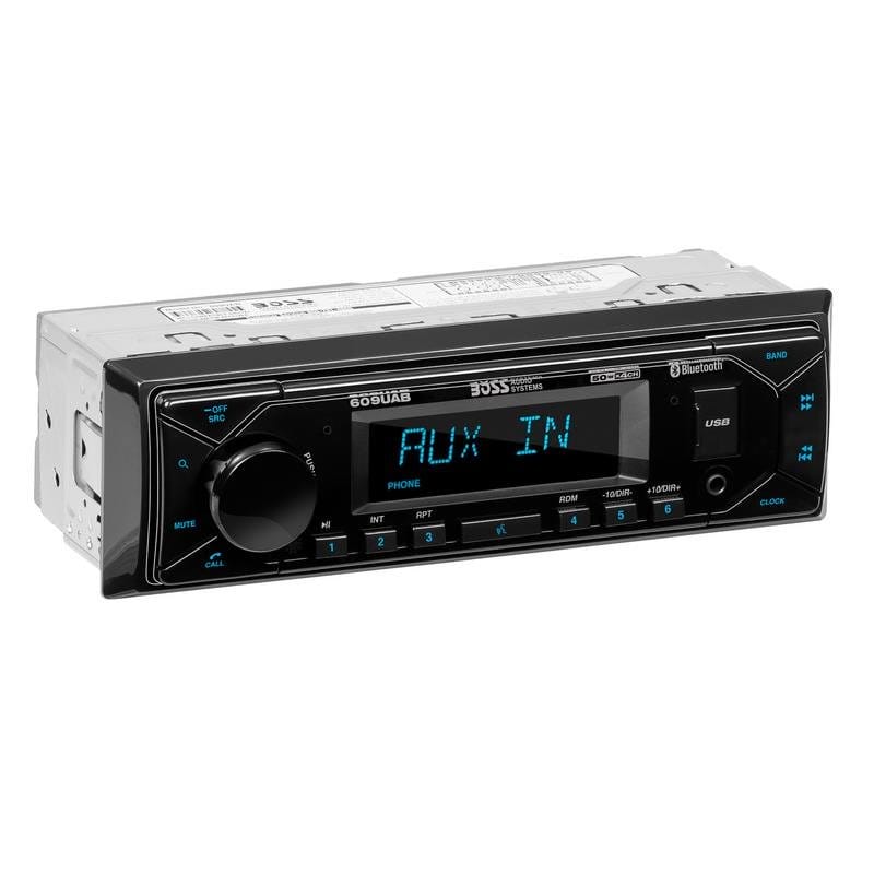 Stereo boss 609uab single din bt/usb/aux/am/fm/