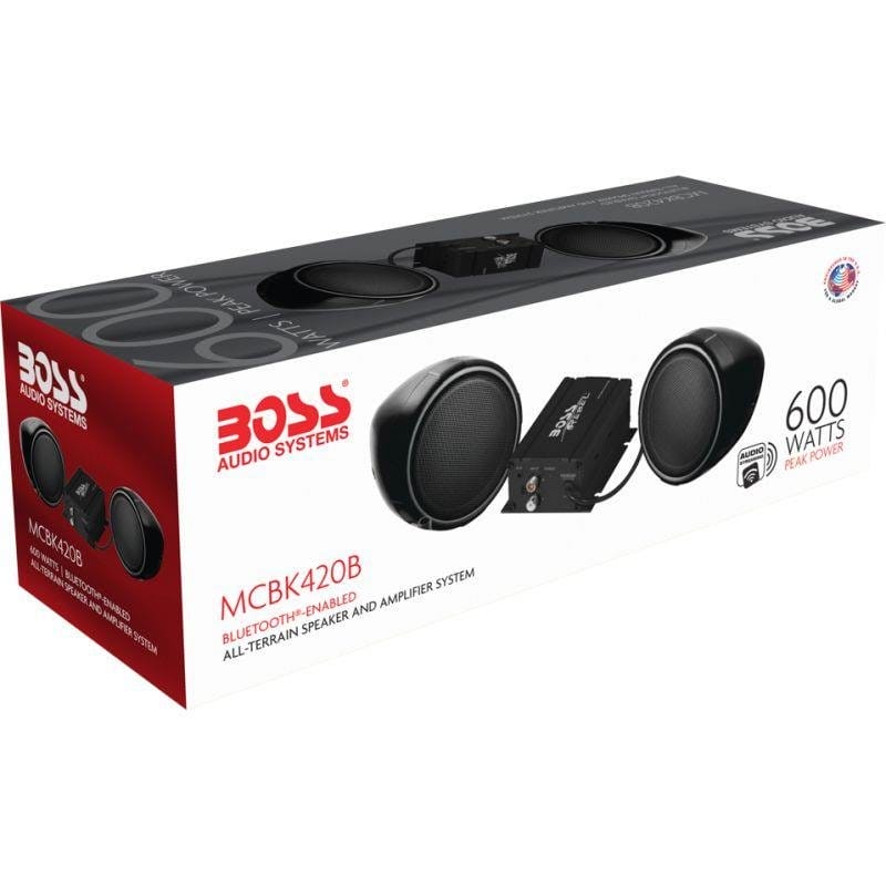 Parlante moto 3 boss mcbk420b 600w black