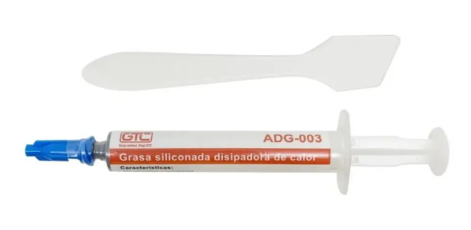 Grasa Siliconada Térmica GTC Gris ADG-003 para CPU y Procesadores