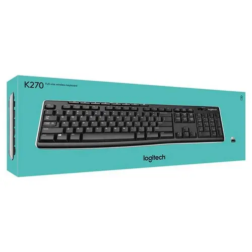 Teclado Inalámbrico Logitech K270 Español USB 2.4GHz con Ñ