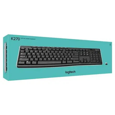 Teclado Inalámbrico Logitech K270 Español USB 2.4GHz con Ñ