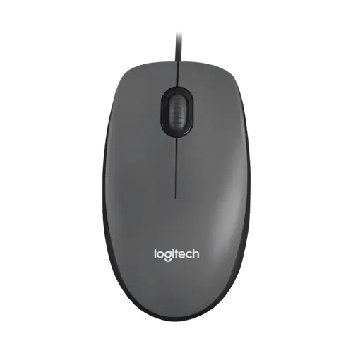 Mouse Logitech M90 Negro USB con Cable Óptico 1000 DPI