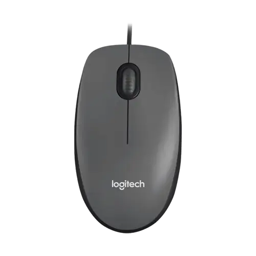 Mouse Logitech M90 Negro USB con Cable Óptico 1000 DPI