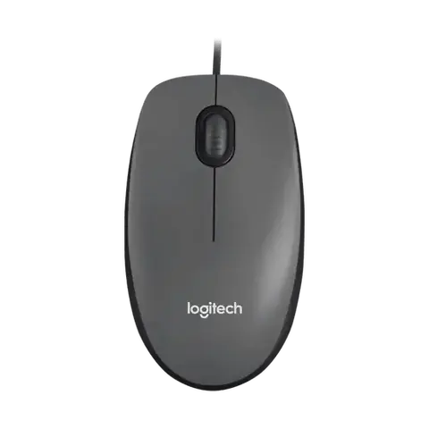 Mouse Logitech M90 Negro USB con Cable Óptico 1000 DPI