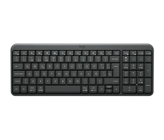 Teclado Inalámbrico Logitech K250 Bluetooth Negro con Numérico