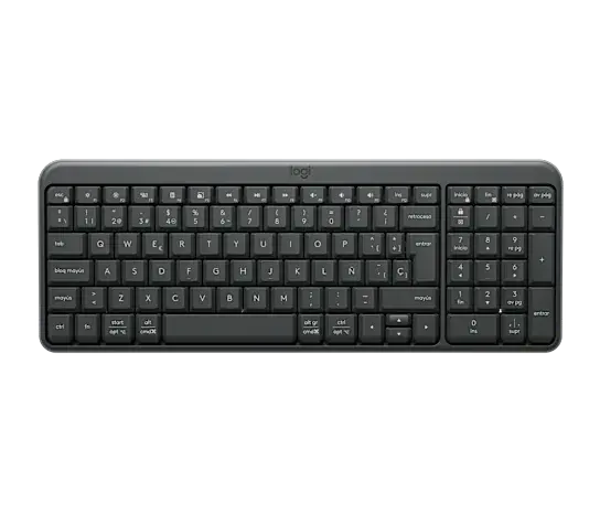 Teclado Inalámbrico Logitech K250 Bluetooth Negro con Numérico