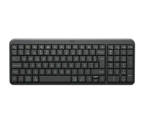Teclado Inalámbrico Logitech K250 Bluetooth Negro con Numérico