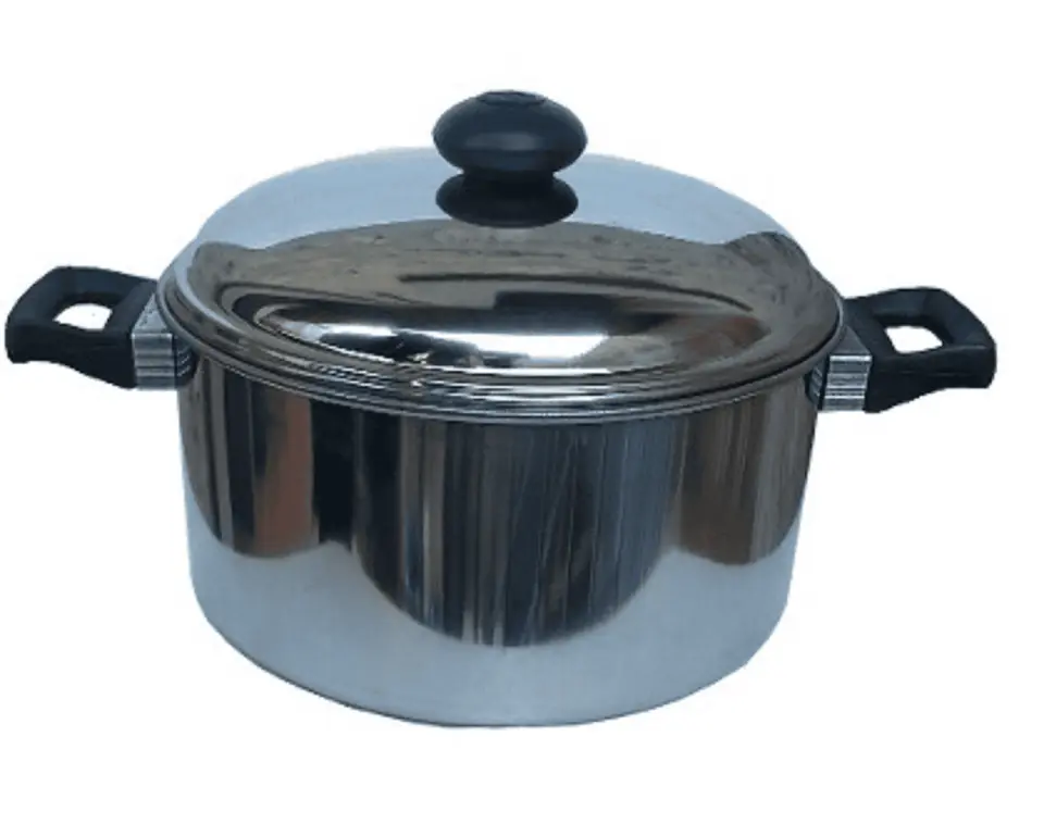 CACEROLA ACERO INOXIDABLE 18 CM C/TAPA ACERO IND ARG