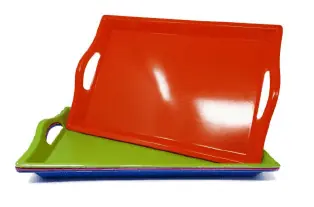 BANDEJA MELAMINA COLOR 43 X 30 CM