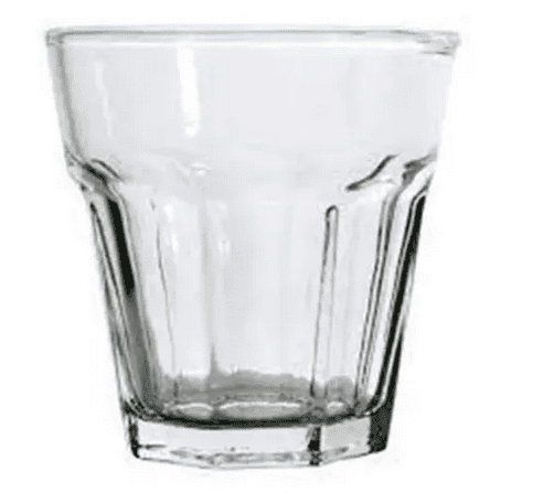 VASO VIDRIO 100 ml FACETADO SODA/JUGO